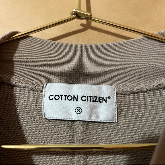 Cotton Citizen | Milan Crew Sweatshirt Cropped Mock Neck Cotton Terry Size S - Picture 2 of 11